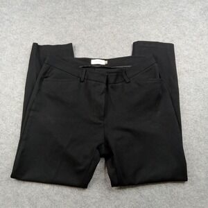 Calvin Klein Pants Womens 12 Black‎ Ponte Slim Tapered Pull On Dress Work Office